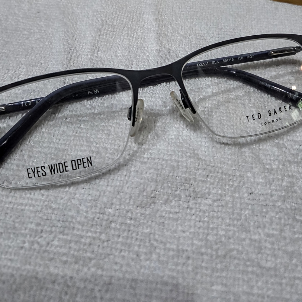 Ted Baker Black Semi-Rimless  Modern Design Opthalmicz